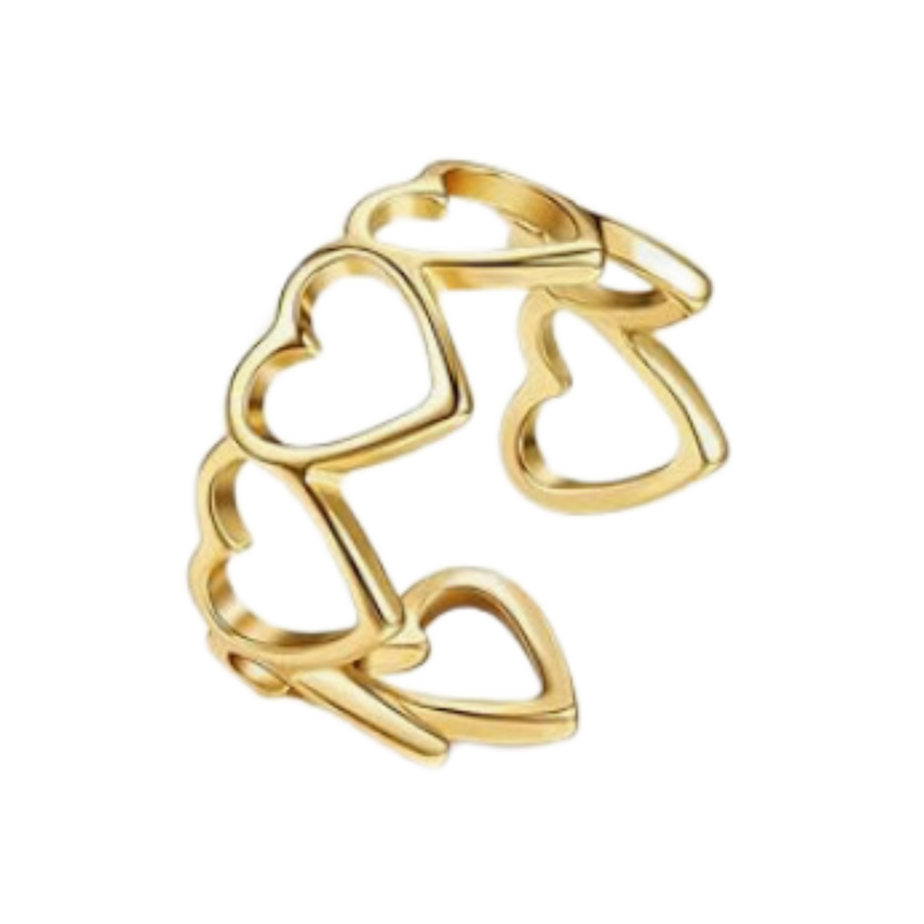 Aurora Heart Ring (Adjustable)