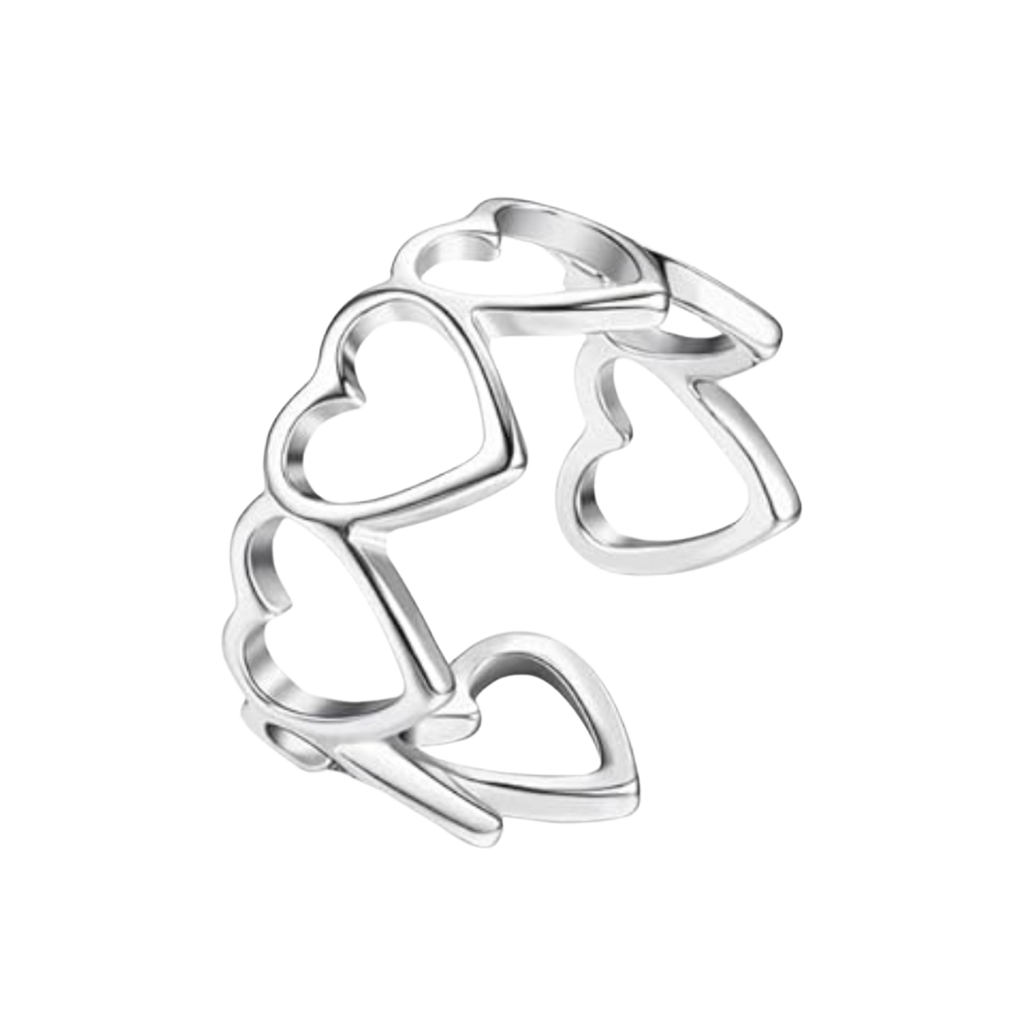 Aurora Heart Ring (Adjustable)
