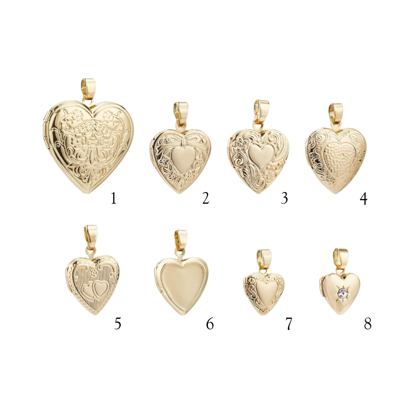 Heart Locket Collection Charm