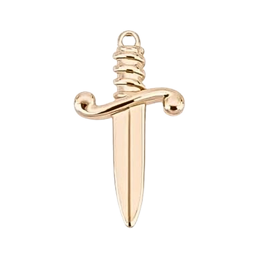 Gold Sword Charm