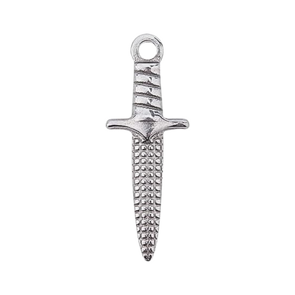 Silver Sword Charm